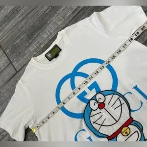 Gucci | Tops | Gucci Doraemon T Shirt Embroidered Women Size Small